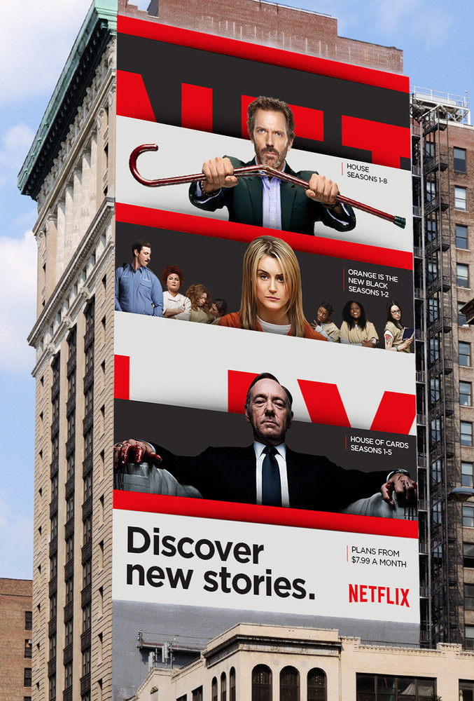 Netflix 電影公司視覺形象