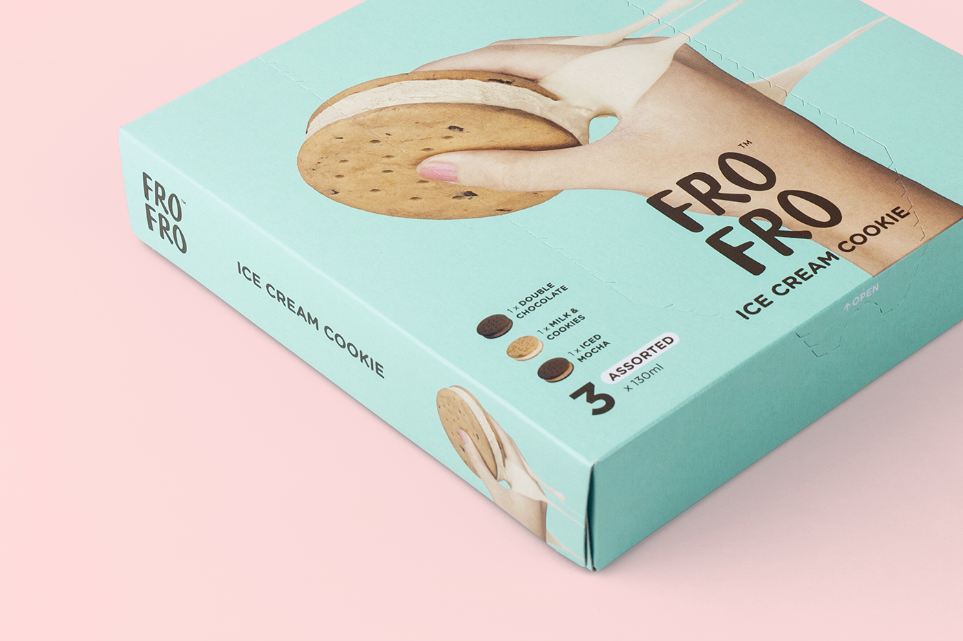 冰淇淋餅干包裝設計