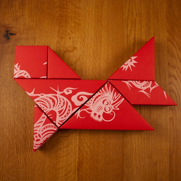 春節禮品盒包裝設計，新年七巧板的妙用