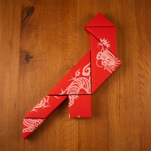 春節禮品盒包裝設計，新年七巧板的妙用