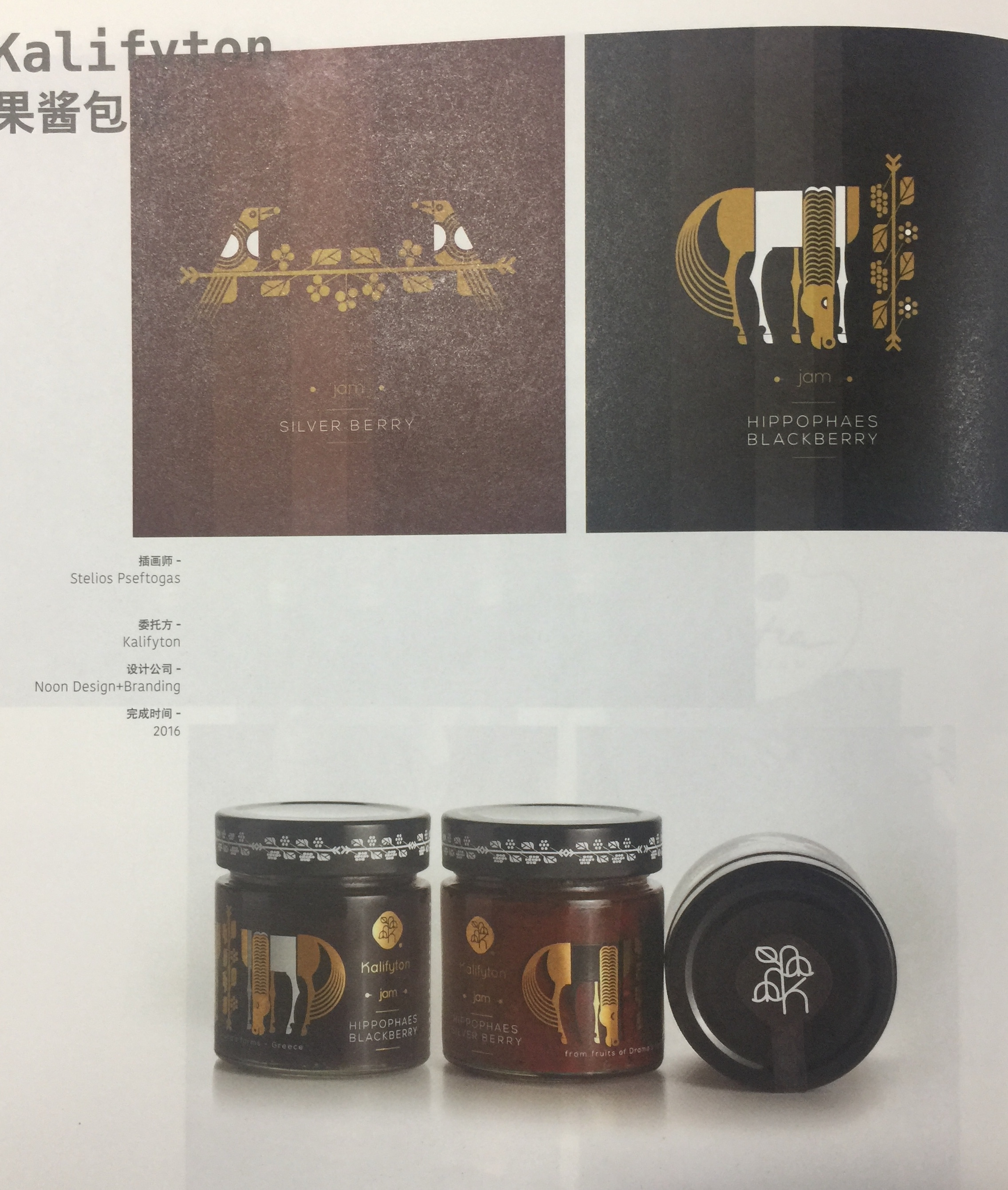 帶來獨(dú)特味覺體驗(yàn)的食品-黑莓、銀果胡頹子和沙棘果醬包裝設(shè)計(jì)