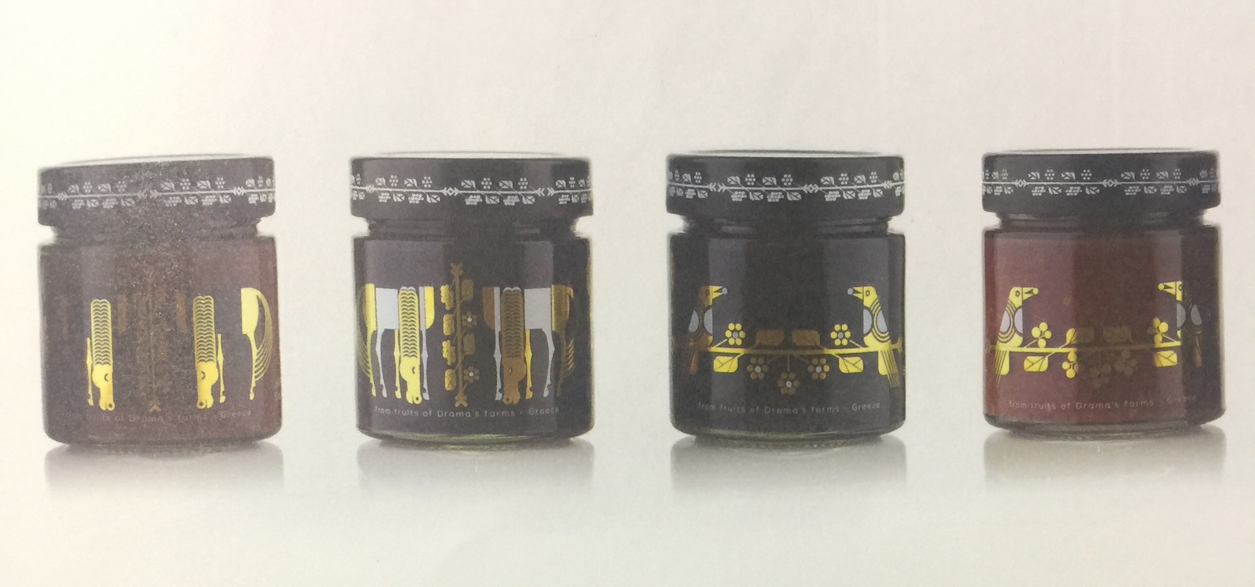 帶來獨(dú)特味覺體驗(yàn)的食品-黑莓、銀果胡頹子和沙棘果醬包裝設(shè)計(jì)