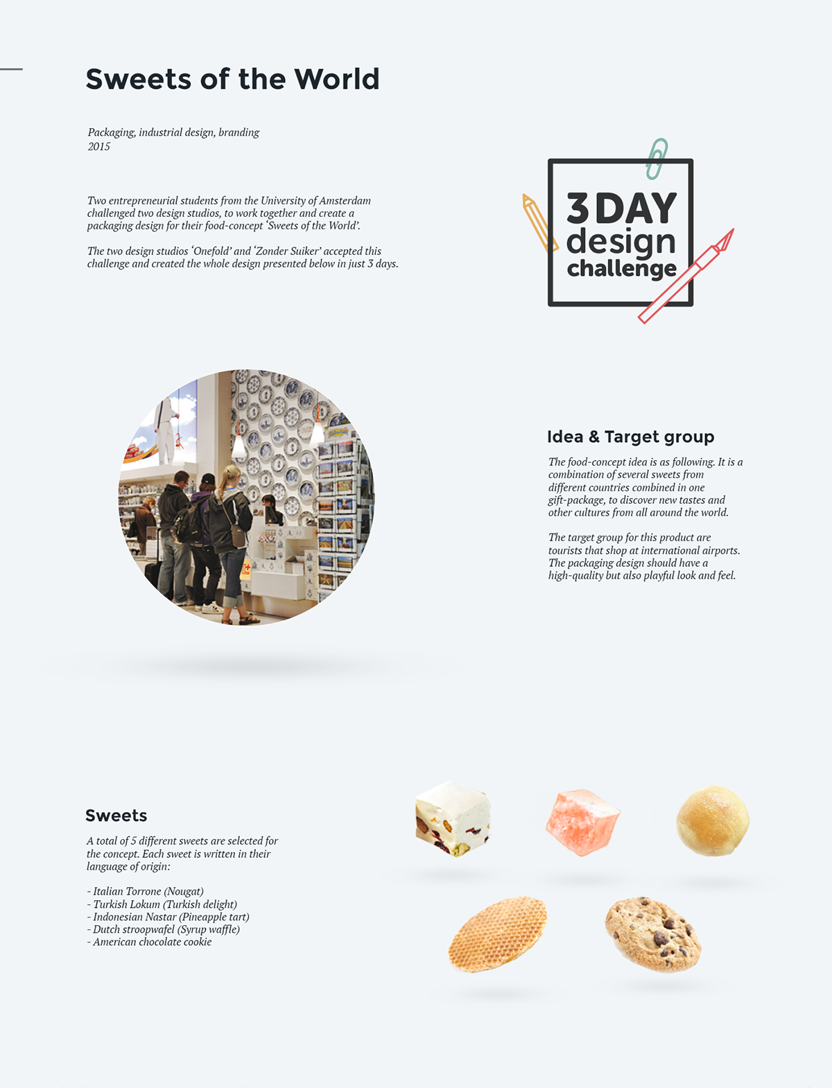 “Sweet of the World”，全球糖果食品包裝設計