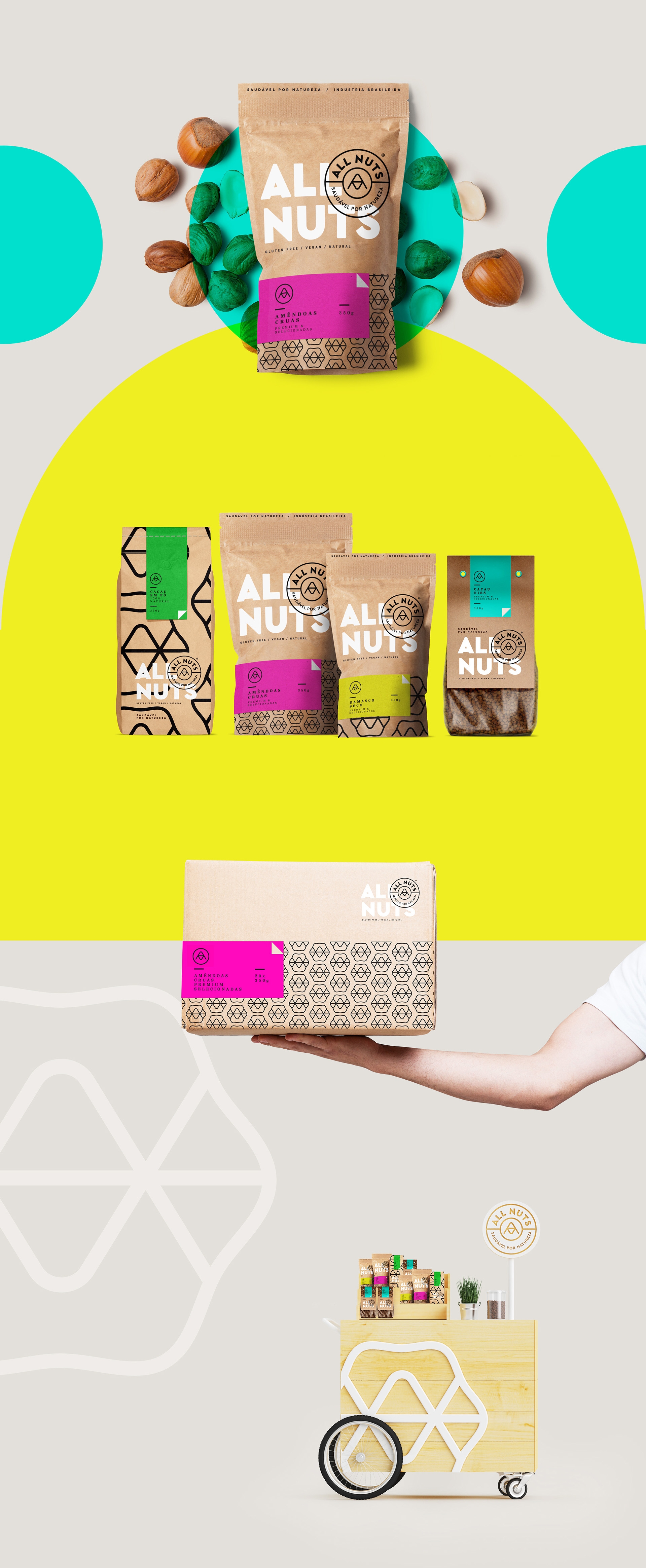 給人帶來(lái)愉悅的堅(jiān)果食品包裝設(shè)計(jì)