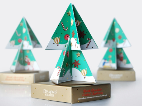 巧克力盒化身圣誕樹(shù)！包裝結(jié)構(gòu)創(chuàng)意為顧客帶來(lái)的驚喜體驗(yàn)