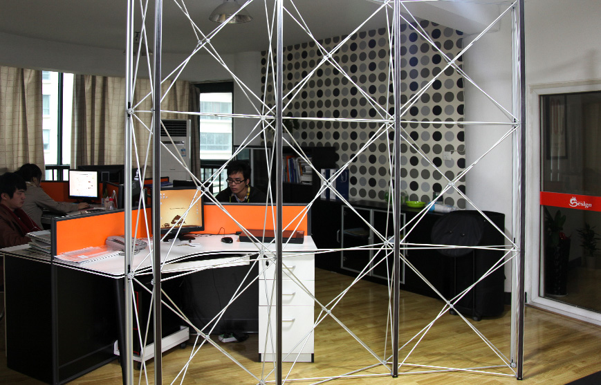 拉網展架設計制作